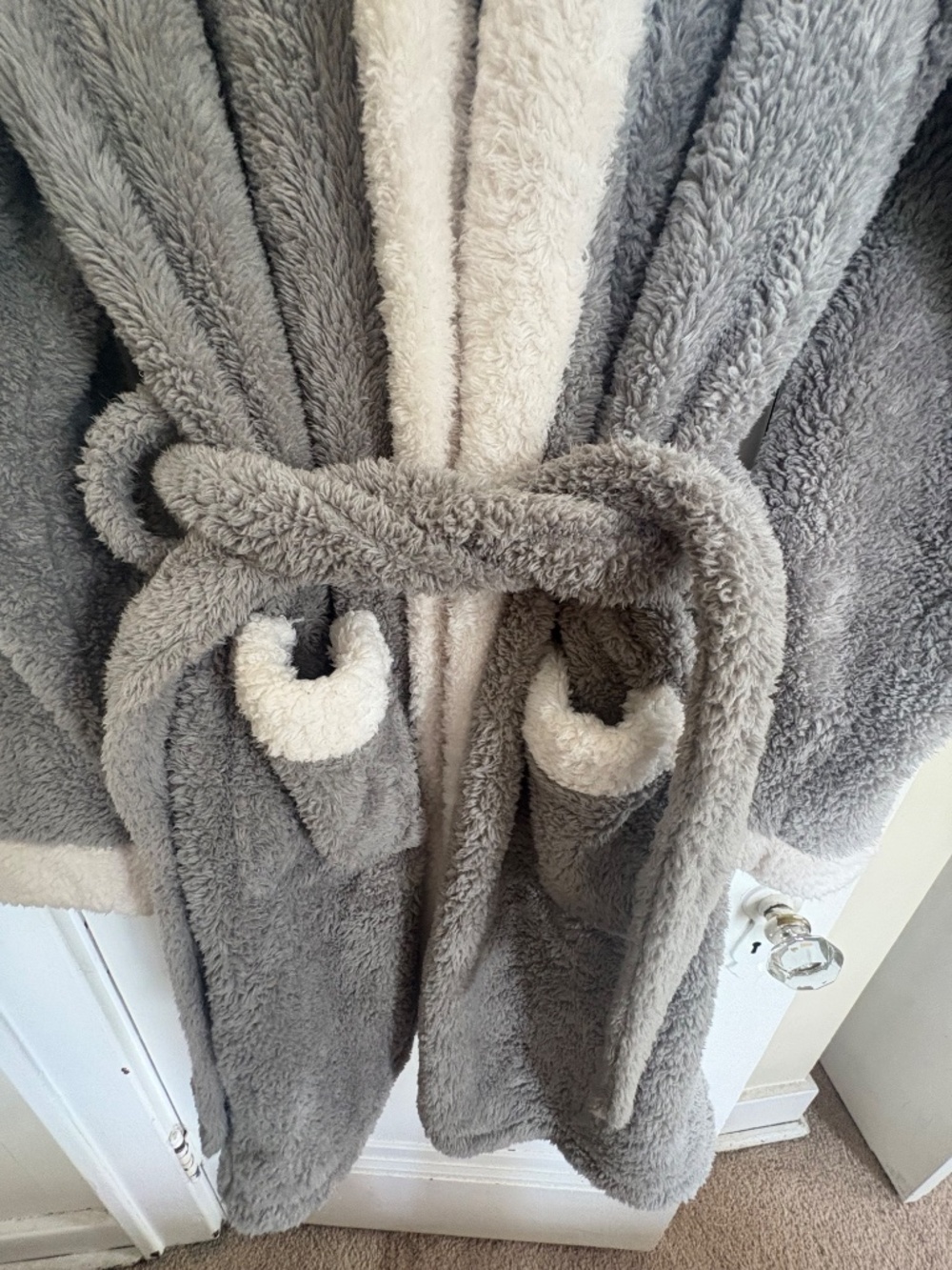 Cute Rabbit ear soft robe - Picture 2 of 5